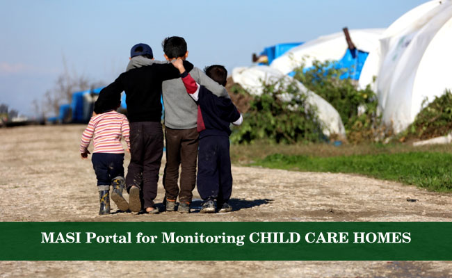 MASI Portal for Monitoring CHILD CARE HOMES