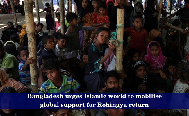 Bangladesh urges Islamic world to mobilise global support for Rohingya return
