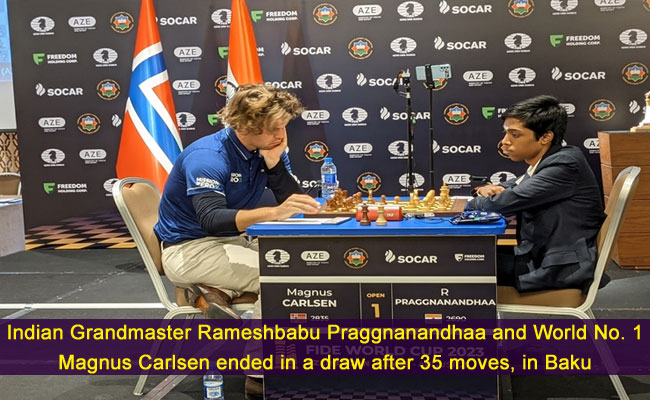 How can Rameshbabu Praggnanandhaa defeat Magnus Carlsen in chess