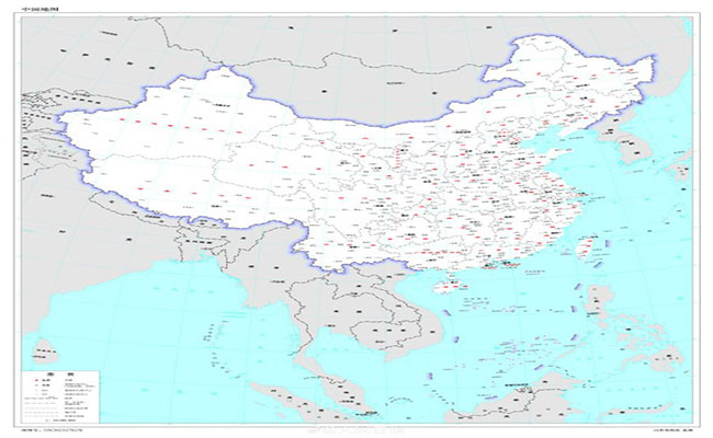 China New Map