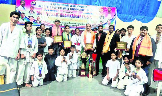 6th National Karate Competition Winners, Telangana's Karate Stars ,National Level All Style Martial Arts Championship – 2023,Peddapuram Karate Champions