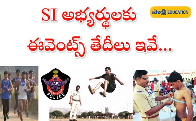 SI candidates events, Rescheduled SI Test Date - 21st, IG G. Palaraju 