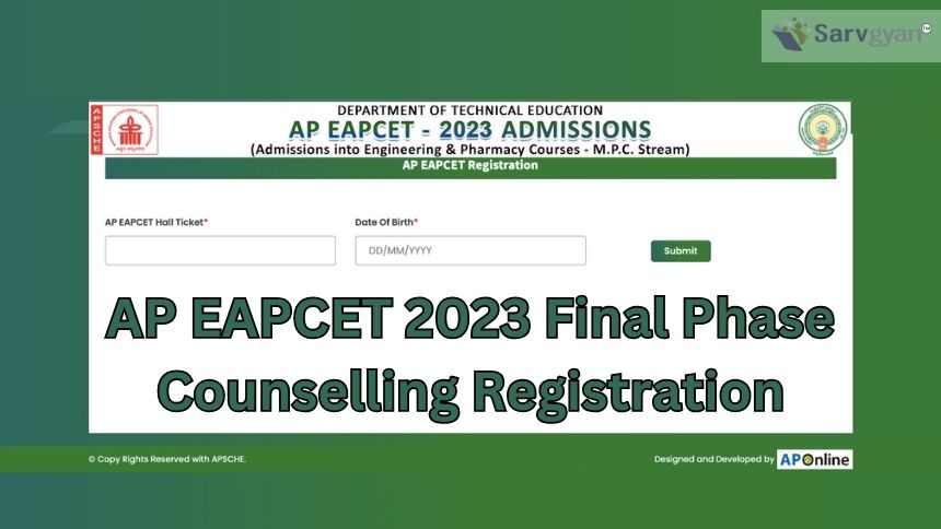 AP EAPCET final phase of counselling ,Selection of seats,Final counseling, starts on Thursday