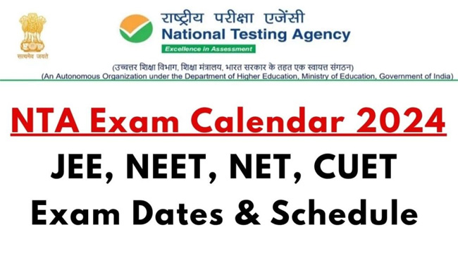 IIT Admission Exam Dates, National Testing Agency(NTA) releases 2024 Examination Calendar ,JEE Mains Exam Dates Announcement