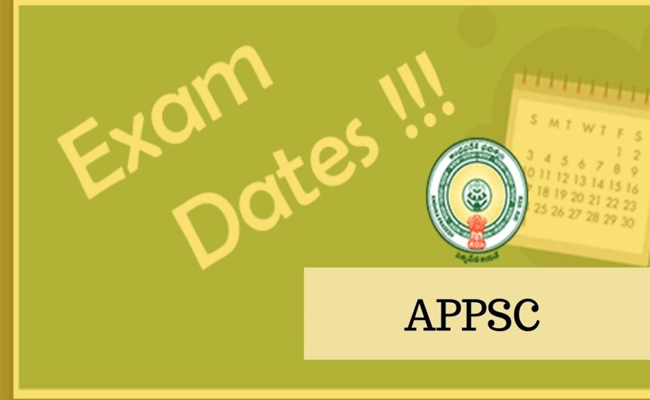 APPSC Examinations dates announced