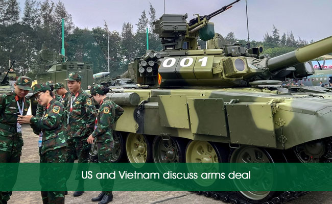 US and Vietnam discuss arms deal
