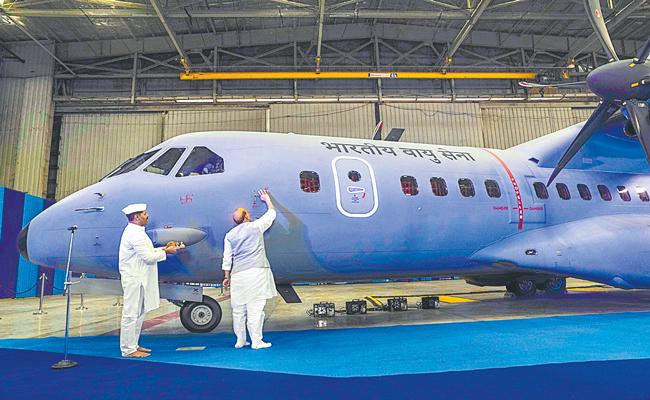 Indian Air Force's Modern Transport Solution,C-295 Aircraft inducted into Air Force,IAF's New C-295 Aircraft ,C-295 Type Aircraft in IAF Service