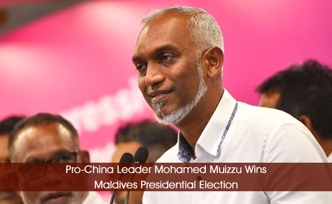Pro-China Leader Mohamed Muizzu Wins Maldives Presidential Election