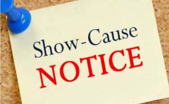 Show Cause Notice for 141 HM's