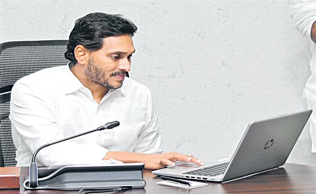 CM Jagan inaugurates projects worth Rs. 3,008 crore, Virtual inauguration ceremony in Tadepalli,AP CM Inaugurates Multiple Projects virtually,Bhoomi Puja for 13 state projects
