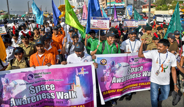Space awareness walk programme in Vizag