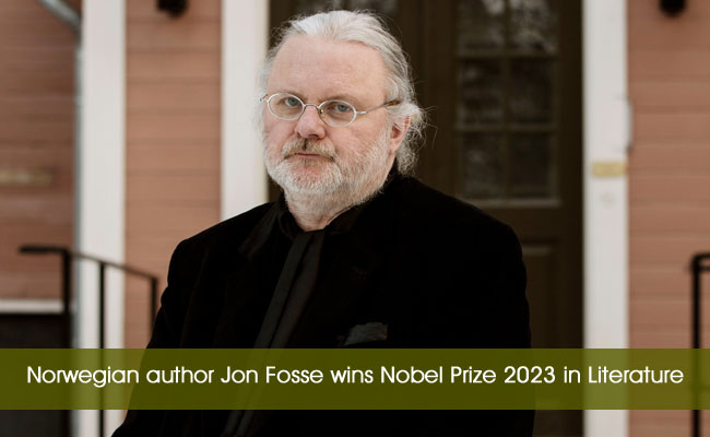 Norwegian author Jon Fosse wins Nobel Prize 2023 in Literature