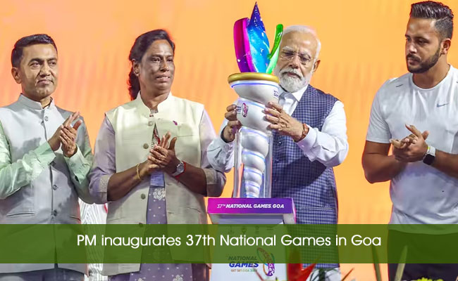 PM inaugurates 37th National Games in Goa