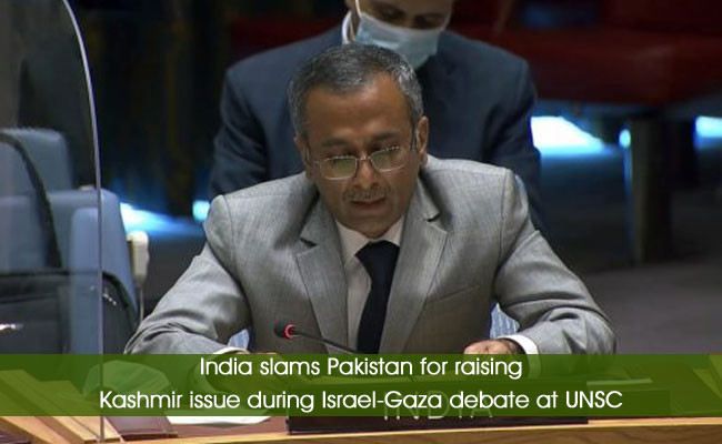 India slams Pakistan for raising Kashmir issue during Israel-Gaza debate at UNSC