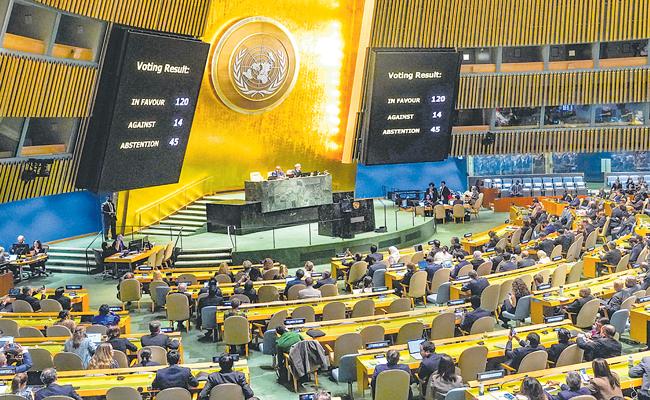 India Abstains From UN Vote