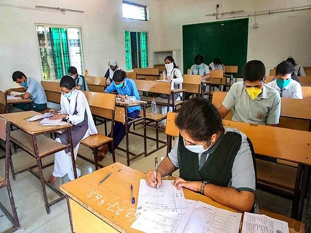 Test date and details revealed by officials, Officials discussing exam details and purpose,Survey exams for students in English Medium, Preparation for English medium survey tests