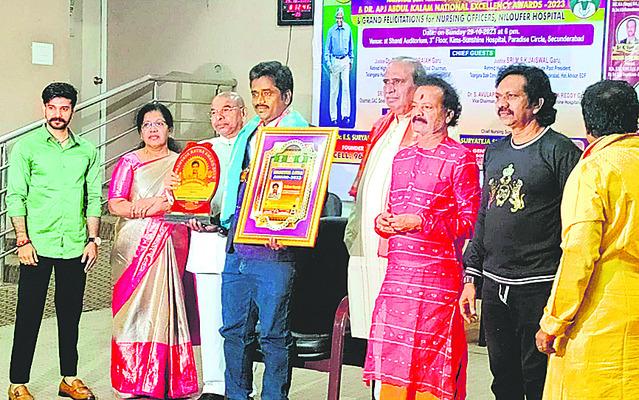Teachers receiving national awards from Retired Judges