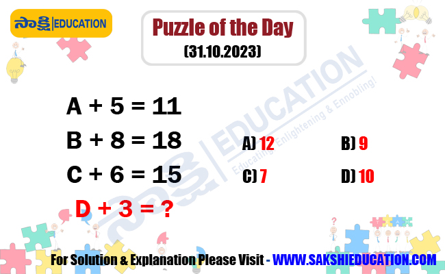 Puzzle of the Day (31.10.2023)