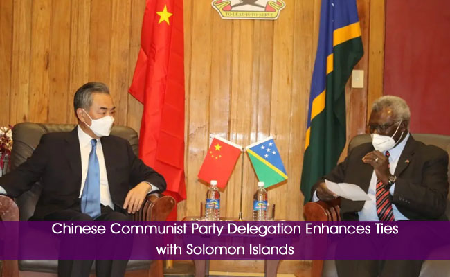 Chinese Communist Party Delegation Enhances Ties with Solomon Islands