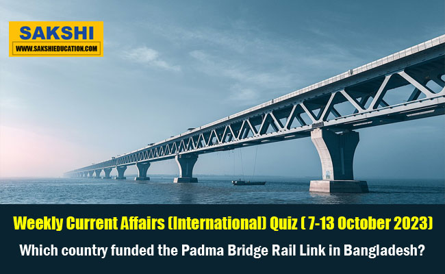Which country funded the Padma Bridge Rail Link in Bangladesh?
