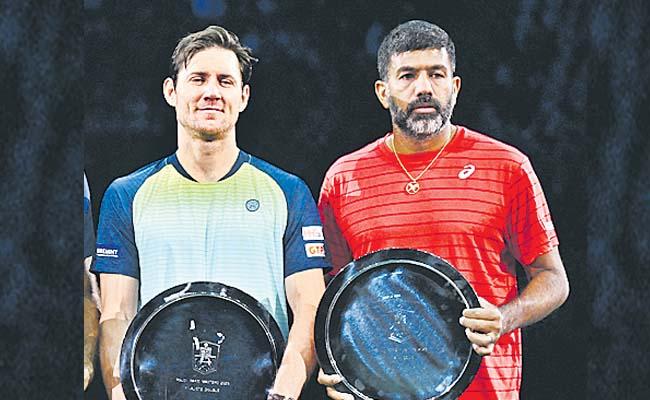 Tennis Doubles Finalists, Bopanna and his Australian partner Matthew Ebden finished as runners-up in the Paris Masters 2023 men's doubles