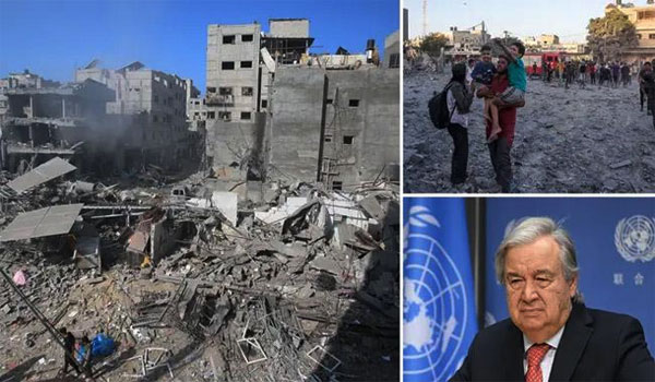 Gaza becoming a "graveyard for children" UN chief warns