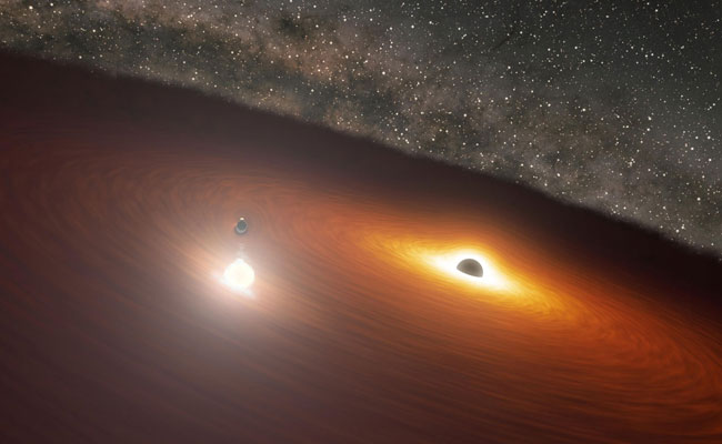 Unique blazar 5.2 billion light years away reveals its secondary black hole for the first time
