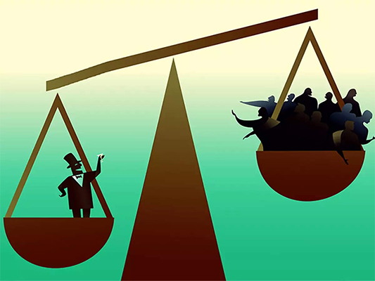 Income gap in India, India top with high income, wealth inequality, Rich-poor divide in India, 