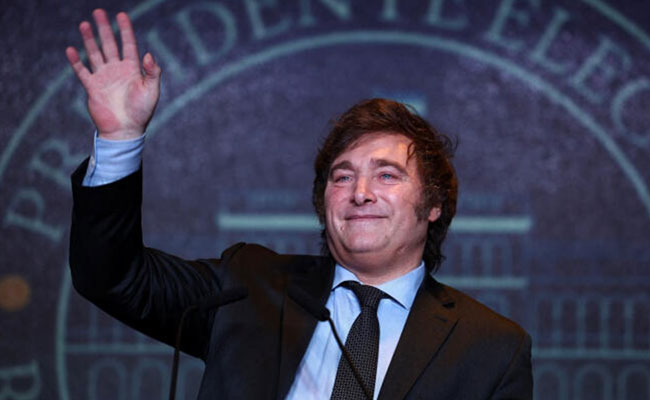 Argentina’s libertarian Javier Milei as its new president