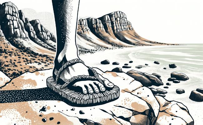 South African Discovery: Primitive Tools from Human Prehistory, Cape Coast Excavation Yields World's Oldest Tools, History of footwear, Archaeological Marvel: Early Technological Advancements Unearthed, 