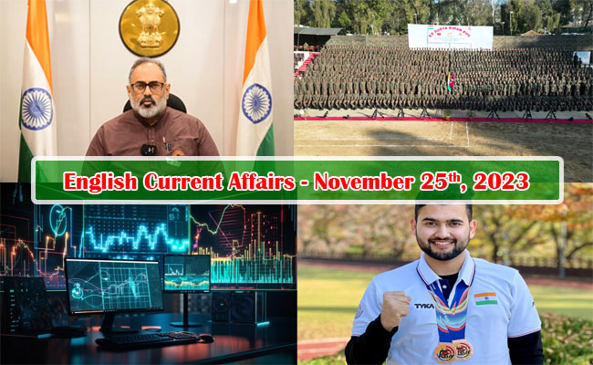 Current Affairs Updates: Sakshi Education for Competitive Exam Preparation, 25th November, 2023 Current Affairs, Sakshi Education's Daily Current Affairs for Competitive Exams, 