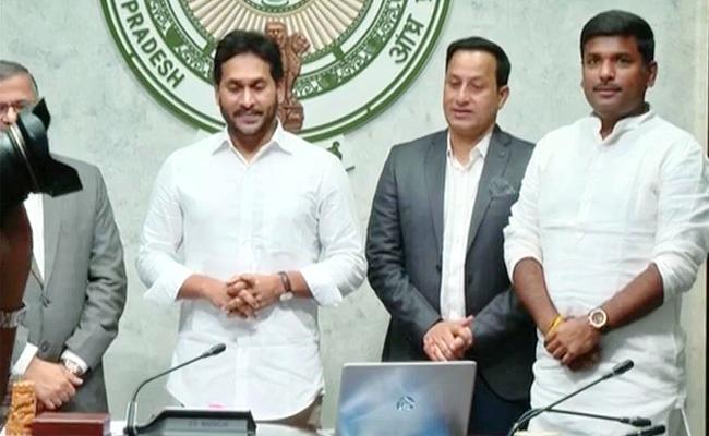 Inauguration of industries by Chief Minister virtually, ys jagan virtually inaugurates the industries in AP , CM YS Jaganmohan Reddy laying foundation stone for Rs 1,072 crore industries, 