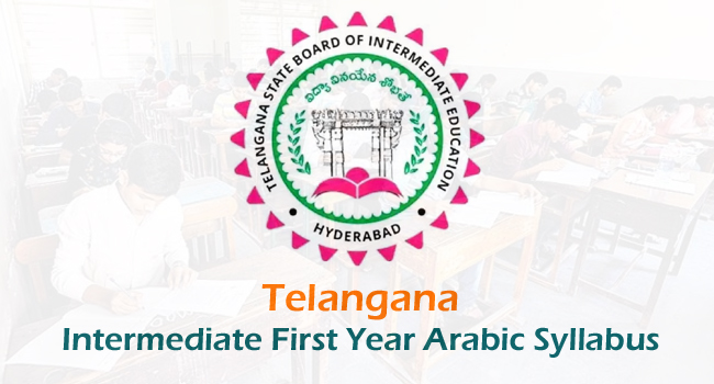 Telangana Intermediate 1st Year Arabic Syllabus 2023