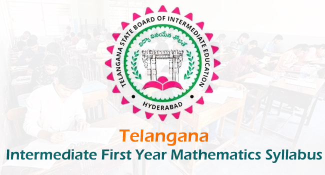 Telangana Intermediate 1st Year Mathematics Syllabus 2023