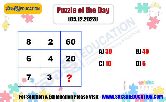 Puzzle of the Day (05.12.2023)