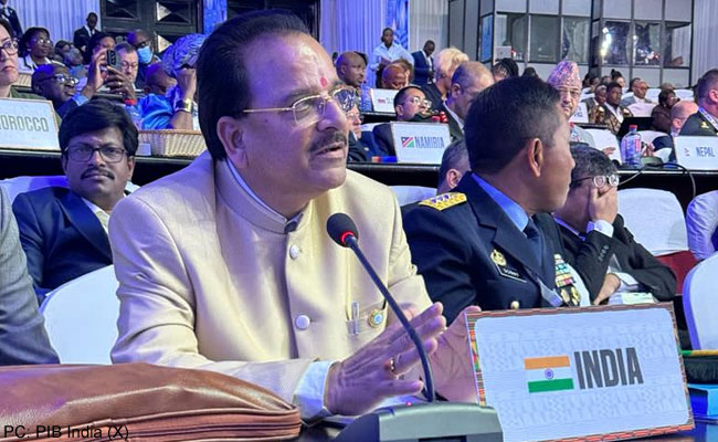 Union MoS Defence Ajay Bhatt participates in UN Peacekeeping Ministerial Meeting in Ghana