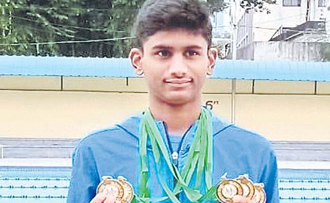 Five golds for Hyderabad swimmer Gautham 