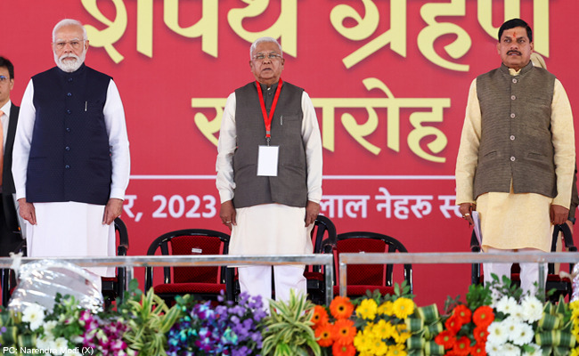 Mohan Yadav sworn-in as Chief Minister of Madhya Pradesh in Bhopal