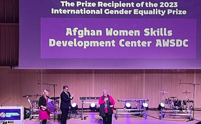 Afghan NGO Receives International Gender Equality Honor by Finland