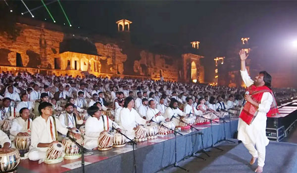 Gwalior Achieves Guinness Record With Largest Tabla Ensemble At Tansen Festival