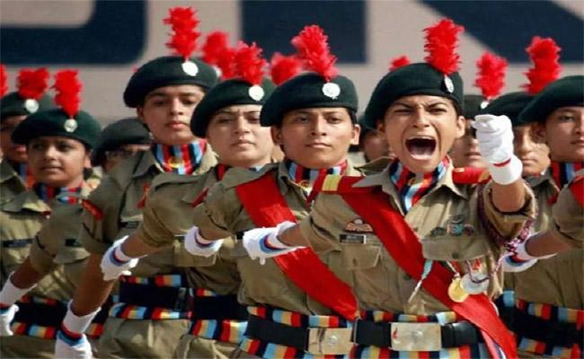 907 Girls NCC Cadets in Republic Day Camp 2024   