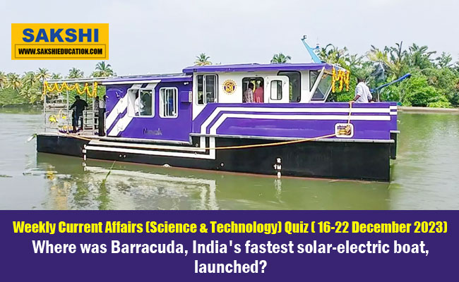 weekly current affairs Science and Technology GK Quiz 16-22 December 2023