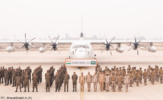 SADA TANSEEQ, joint military exercise between India and Saudi Arabia commences in Rajasthan