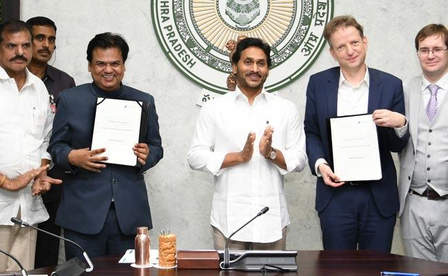 Chief Minister YS Jagan Mohan Reddy signing IB education agreement  SCERT and IB collaboration for inclusive education      Andhra Pradesh CM Jagan signed MoU with IB system for government schools  