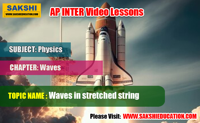 AP Sr Inter Physics Videos- Waves - Waves in stretched string