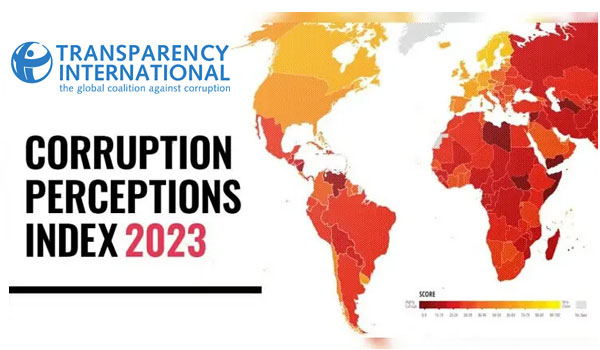 Comparison chart 2022 vs. 2023  India Ranks 93 in Global Corruption Index   Corruption Index 2023  180 countries ranked in 2023