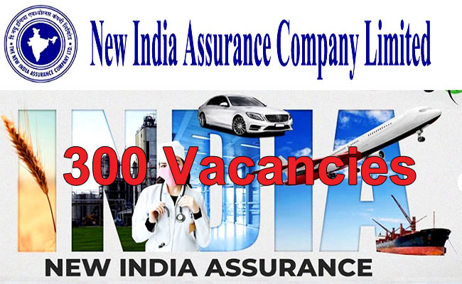 Recruitment Notification for 300 Assistant Posts   Apply Now   Vacancies in New India Assurance    New India Assurance Company Limited