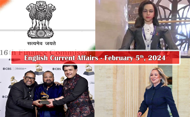 5th February, 2024 Current Affairs  sakshi education current affairs for competitive exams