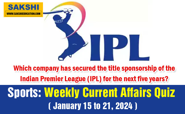 Sports Weekly Current Affairs Quiz in English January 15 to 21 2024