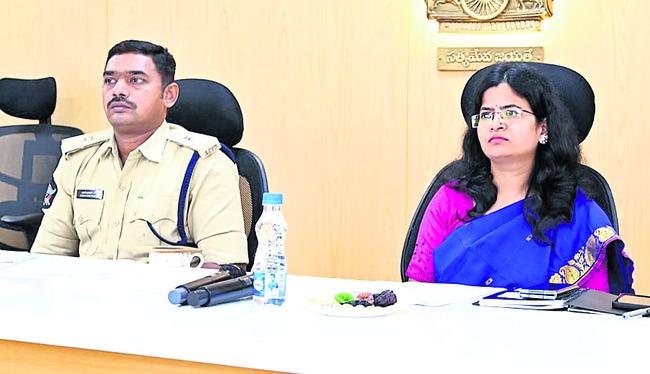  Students preparing for Tenth exams in March  Officials discussing steps to ensure smooth Tenth exams for students  Joint Collector Nupur Ajay speaking the department about the arrangement for board exams